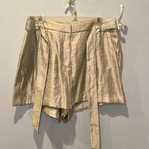 Loft Gold Shorts